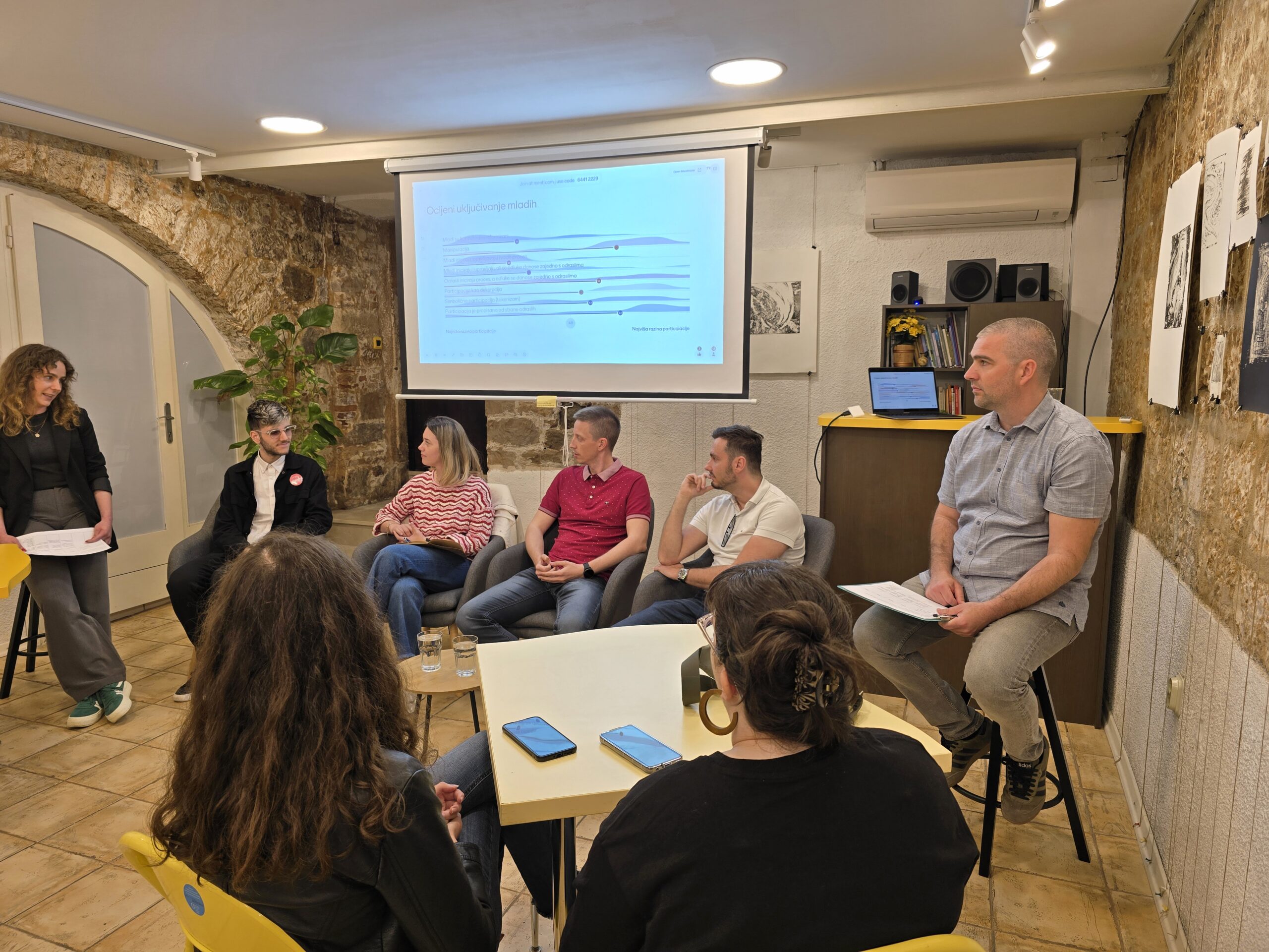 CPCS’ representatives in the panel discussion in Split
