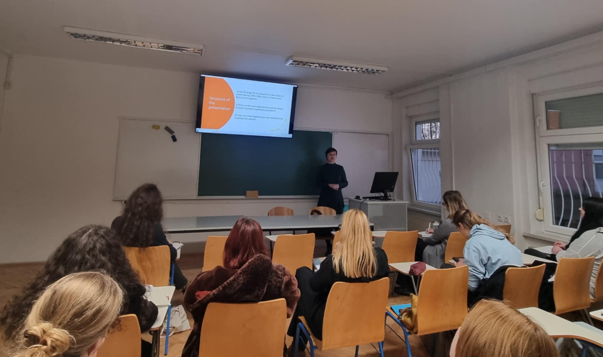 Guest lecture of dr. Valentina Otmačić at the Faculty of Arts in Ljubljana